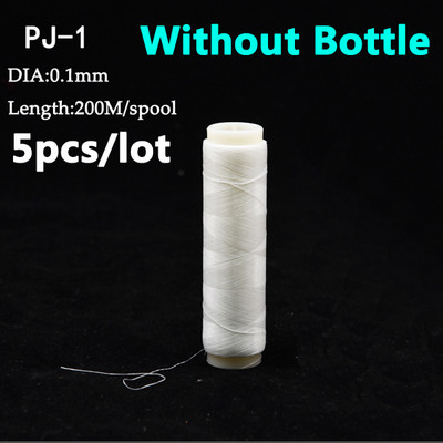 5db/tétel PJ1/2/3/4/5 Csali Elastic Láthatatlan horgászzsinór Horgászcsali rugalmas Tengeri horgásztartozékok