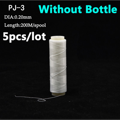 5db/tétel PJ1/2/3/4/5 Csali Elastic Láthatatlan horgászzsinór Horgászcsali rugalmas Tengeri horgásztartozékok