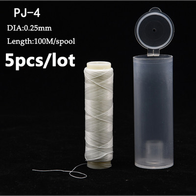 5db/tétel PJ1/2/3/4/5 Csali Elastic Láthatatlan horgászzsinór Horgászcsali rugalmas Tengeri horgásztartozékok