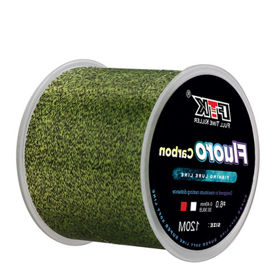 120M Fluorocarbon Fishing Line 0,14mm-0,5mm Strong 4,13LB-34,32LB Sinking Wire 1,88kg-15,6kg Carbon Fiber Leader Lure Quality