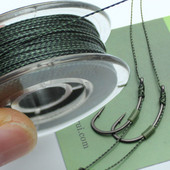 50m Carp Fishing Line Camo Green Braid Μαλακό Hooklink 15lb/20lb/25lb Carp Fishing Rigs Αξεσουάρ για Carp Fishing Were