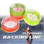 50m/100m Fly Fishing Line Backing 8 Strands Polyester Braided Line Backing 20LB/30LB Ανταλλακτικό σύρμα Fish Gear Pesca Backing Fly Line