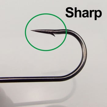 ESFISHING Fishing Barb hook Carbon Steel Single Hooks εργαλεία ψαρέματος For Soft Lure Worm Hooks