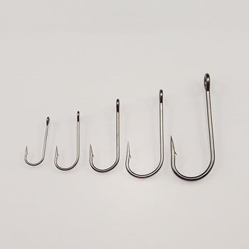 ESFISHING Fishing Barb hook Carbon Steel Single Hooks εργαλεία ψαρέματος For Soft Lure Worm Hooks