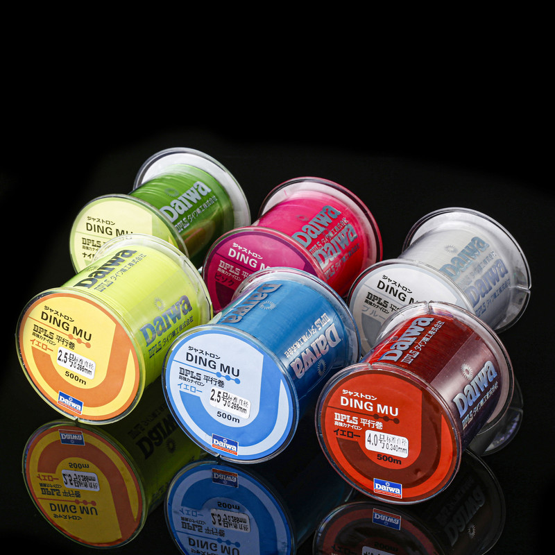 500 m žūklės valas itin stiprus 100 m Japonijos prekės ženklo žūklės valas Nailonas 2LB - 40LB 7 spalvų monofilamentinis pagrindinis valas