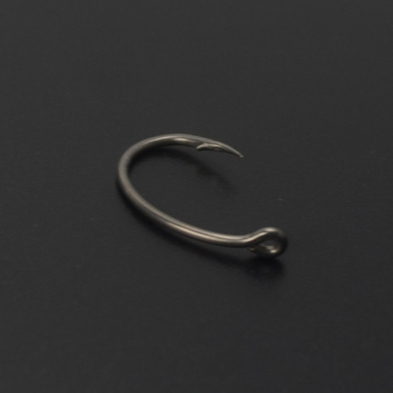 15 vnt PTFE dengtas daug anglies nerūdijančio plieno spygliuotas žuvies kabliukas su akimi X503 žvejybos priedai