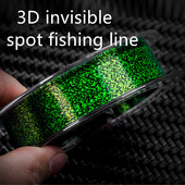100m Invisible Fishing Line Speckle Carp Fluorocarbon Line Super Strong Spotted Line Sinking Nylon Fly Fishing Line 0,12-0,50mm