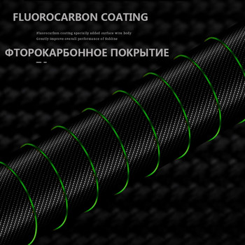 100 м невидима въдица Speckle Carp Fluorocarbon Line Супер здрава линия на петна Потъваща найлонова въдица с муха 0,12-0,50 mm