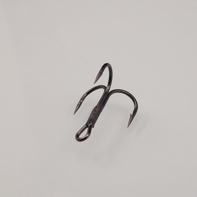 ESFISHING 12 τμχ Fishing Hook Carbon Steel Barbed Fishhooks Super Sharp Triple Hooks Αξεσουάρ θαλάσσιων αντικειμένων με κουτί