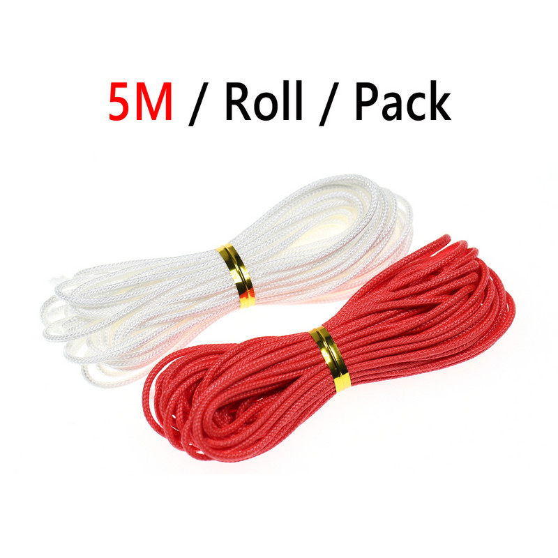 Bimoo 10M 90/120/150LB ülitugev PE punutud roostevabast terasest traadist südamiku abistav jigging konks õngenööri abijuhe valge punane