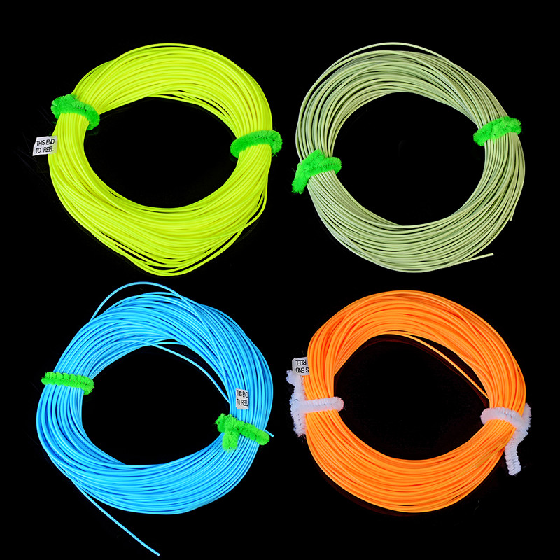 BATTLEBASS 100FD súllyal előretolt legyező zsinór WF-2F/3F/4F/5F/6F/7F/8F 3 színű úszó horgászzsinór