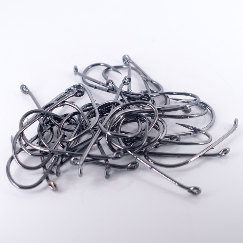 50 τμχ Αγκίστρια ψαρέματος με διπλή πλάτη Αγκαθωτά με κοφτερή άκρη Γάντζοι μακριά λαβή κύκλος μεγάλου μεγέθους Γάντζος θάλασσας για μεγάλα ψάρια Ιαπωνία Υψηλής ποιότητας