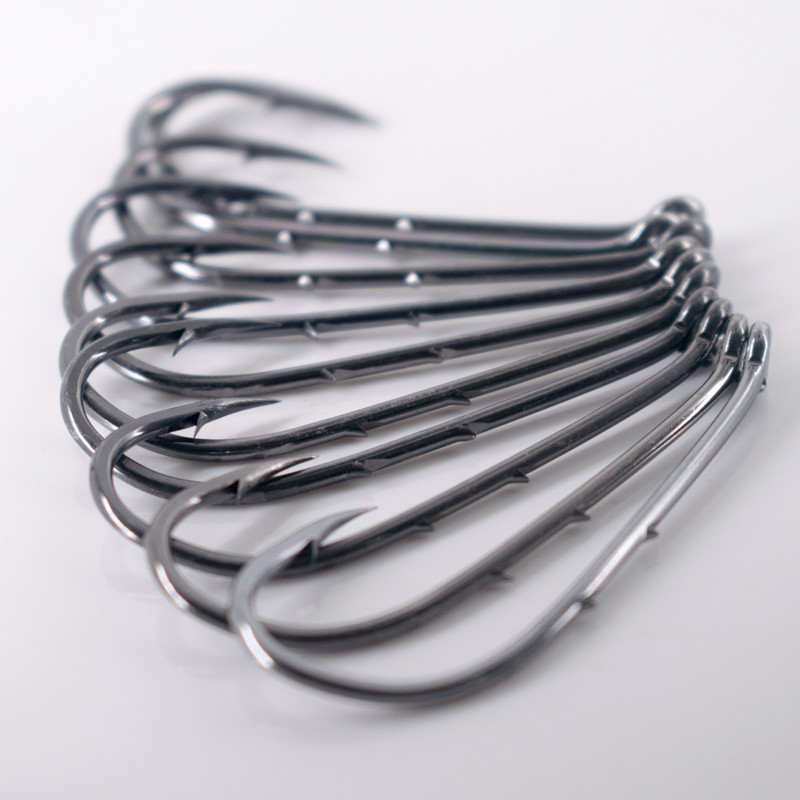 50 τμχ Αγκίστρια ψαρέματος με διπλή πλάτη Αγκαθωτά με κοφτερή άκρη Γάντζοι μακριά λαβή κύκλος μεγάλου μεγέθους Γάντζος θάλασσας για μεγάλα ψάρια Ιαπωνία Υψηλής ποιότητας