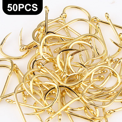 FISH KING 100/50 buc/lot cârlig de pescuit cu conținut ridicat de carbon 1 #-12 # ISEAMA cu ochi crap somn Anzol Peche Japonia Tackle Pescuit