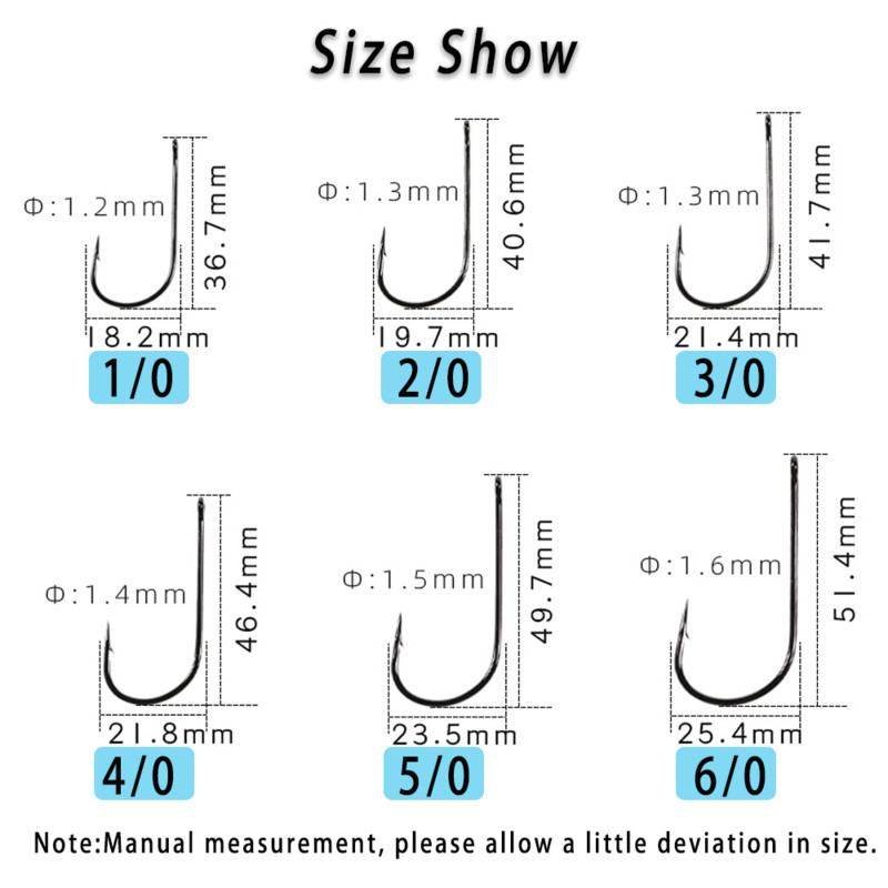 Vampfly süsinikterasest okastkonksud, 2x tugevusega, laia vahega, suur ulukilindiga lendkonks, merevee magevee õngekonksud