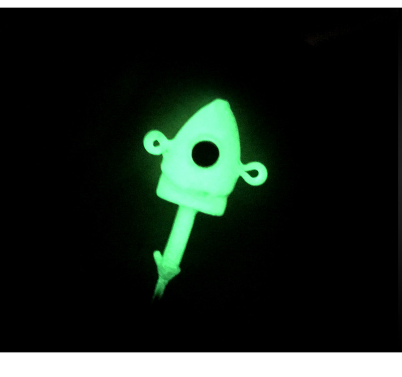 5db Glow Fishing Jig fejek 7g 10g 14g 20g Horgászhorog ólom Jig Lure Kemény csali Puha Worm horgászfelszerelés tartozékok