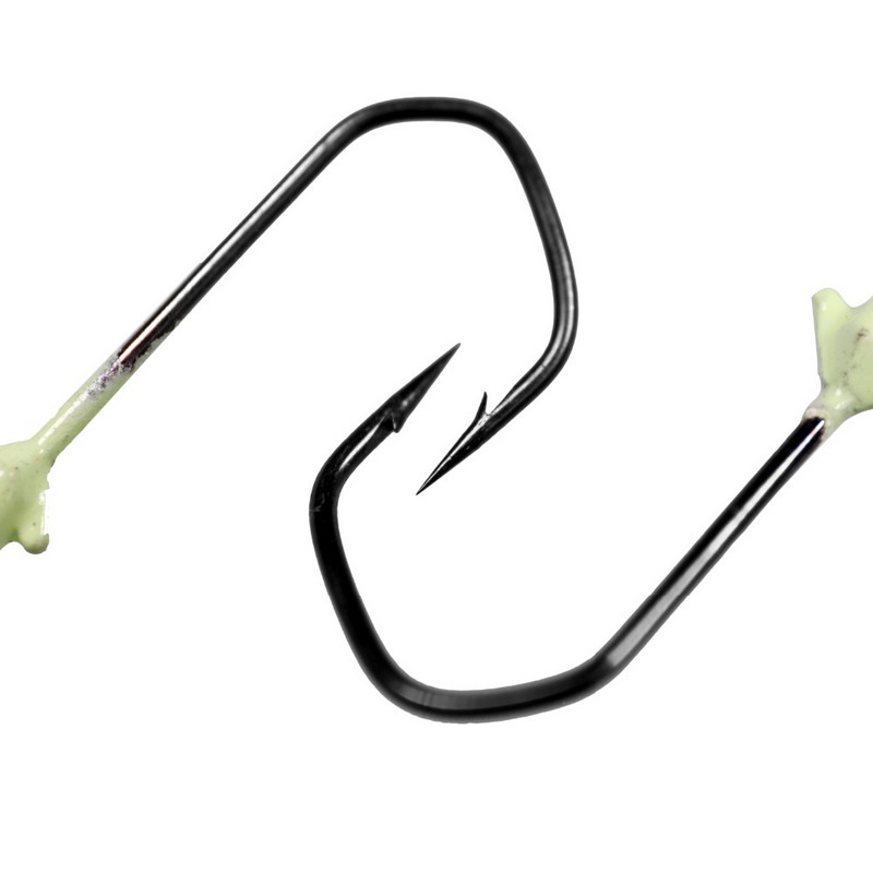 5db Glow Fishing Jig fejek 7g 10g 14g 20g Horgászhorog ólom Jig Lure Kemény csali Puha Worm horgászfelszerelés tartozékok