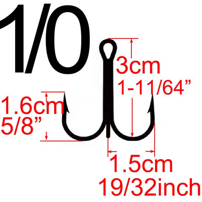 10 tk Weedless Treble Hook õngekonks Kõrge süsinikusisaldusega terasest bassi konks Merevee konks