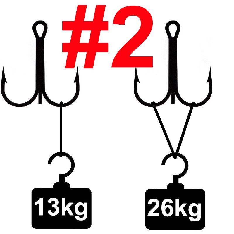 10 tk Weedless Treble Hook õngekonks Kõrge süsinikusisaldusega terasest bassi konks Merevee konks