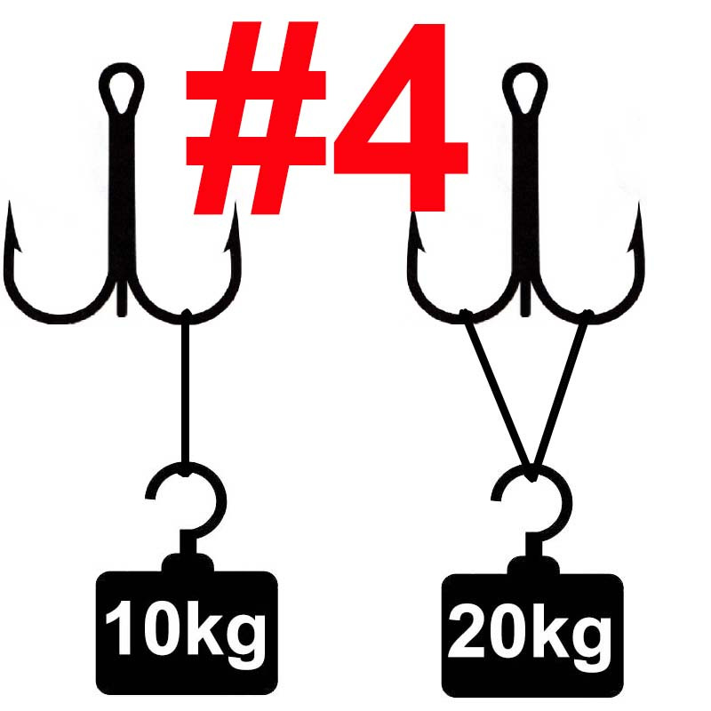 10 tk Weedless Treble Hook õngekonks Kõrge süsinikusisaldusega terasest bassi konks Merevee konks