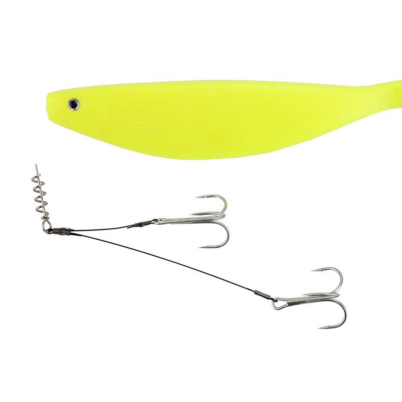 Spinpoler 1 db kültéri csavaros fejű horgászhorog készletek Fishhook magas széntartalmú acél horgászfelszerelés horgász basszus csali horogkészlet