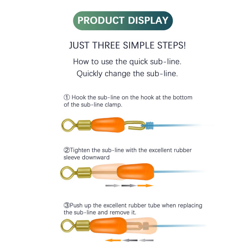 TIANNSII 100db golyóscsapágyas forgó tömör gyűrűk horgászcsatlakozó horgok Quick Fast Link horgászcsali horgászkiegészítőkhöz