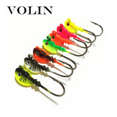Volin UUS 2tk Konksud 7g/10g/14g/21g Jig Head Bait Mitmevärviline õngekonks pehme naise pliikonksu kõvale söödale