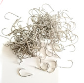 Õngekonksud 200 tk Silmaga rõngakujuline tikkkonks 3#-12# okastraat karpkalapüügiks Kalapüügi materjalid Kaubad Aksessuaarid Pesca