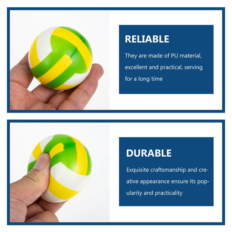 Rotaļlietas Rotaļlietas Stresa Volejbola Saspiede Mini Sensorie Bērni Putas Sports Halovīni Dekompresijas Volejboli Ballīte Mīksts Smieklīgs Fidget