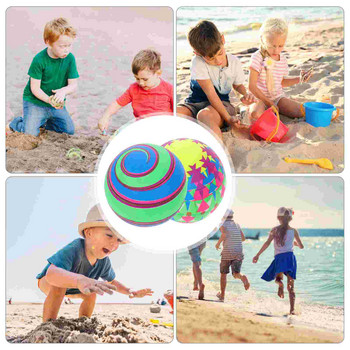 3 τμχ Μπαλόνια Παιχνίδια Παιδικά Glitter Φουσκωτές Μπάλες Παραλίας Παιδική χαρά Υπαίθριο Playset Kickball