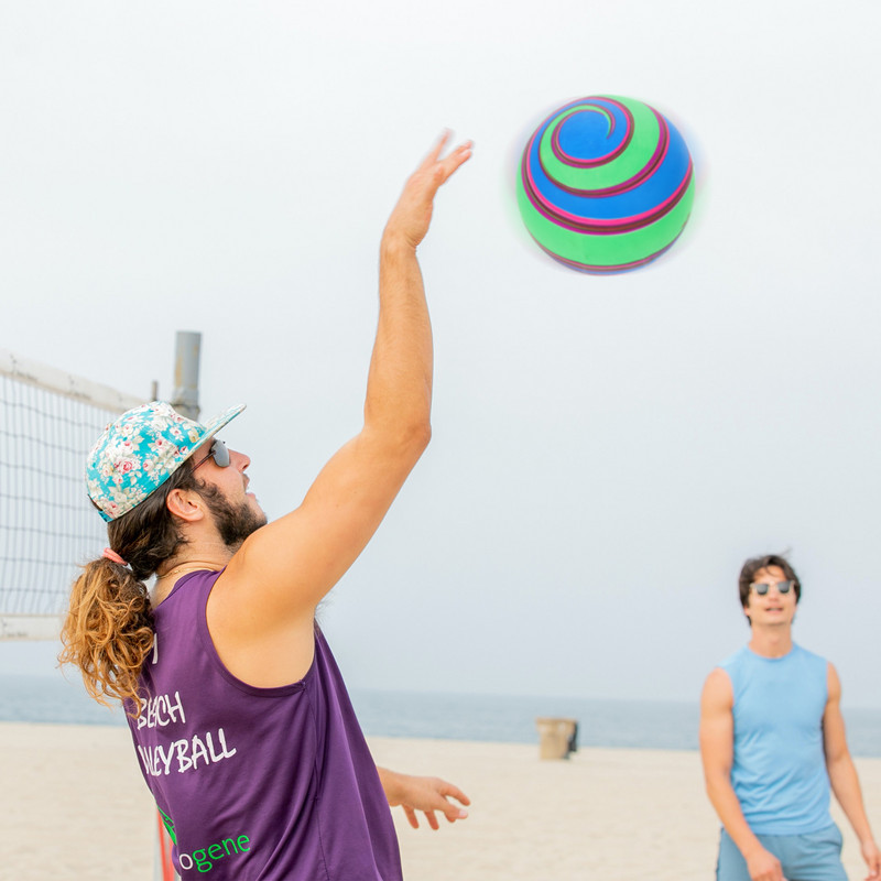 3 gab. Balonu rotaļlietas bērniem mirdzoši piepūšamās pludmales bumbas rotaļu laukums āra rotaļu komplekts Kickball