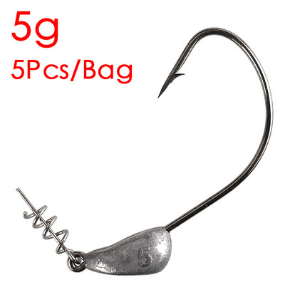 5 τεμ./Παρτίδα Γάντζοι για κεφαλή ανατροπέα 3,5 γραμ. 5 γραμ. 7 γραμ. 10 γραμ. 15 γραμ. 21 γρ.