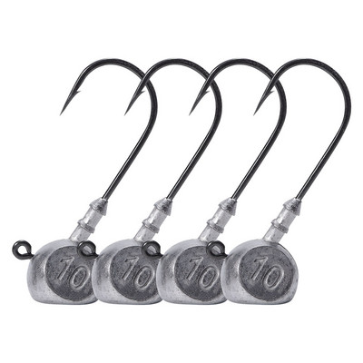 Noeby Jig Head 7g 10g 1/0 2/0 Ned Rig Head Hook Jig Worm Konksud haugi püügiks Anzol tarvikud