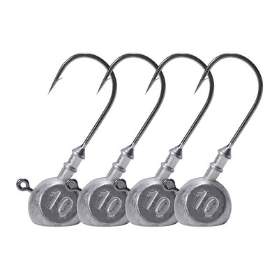 Noeby Jig Head 7g 10g 1/0 2/0 Ned Rig Head Hook Jig Worm Konksud haugi püügiks Anzol tarvikud