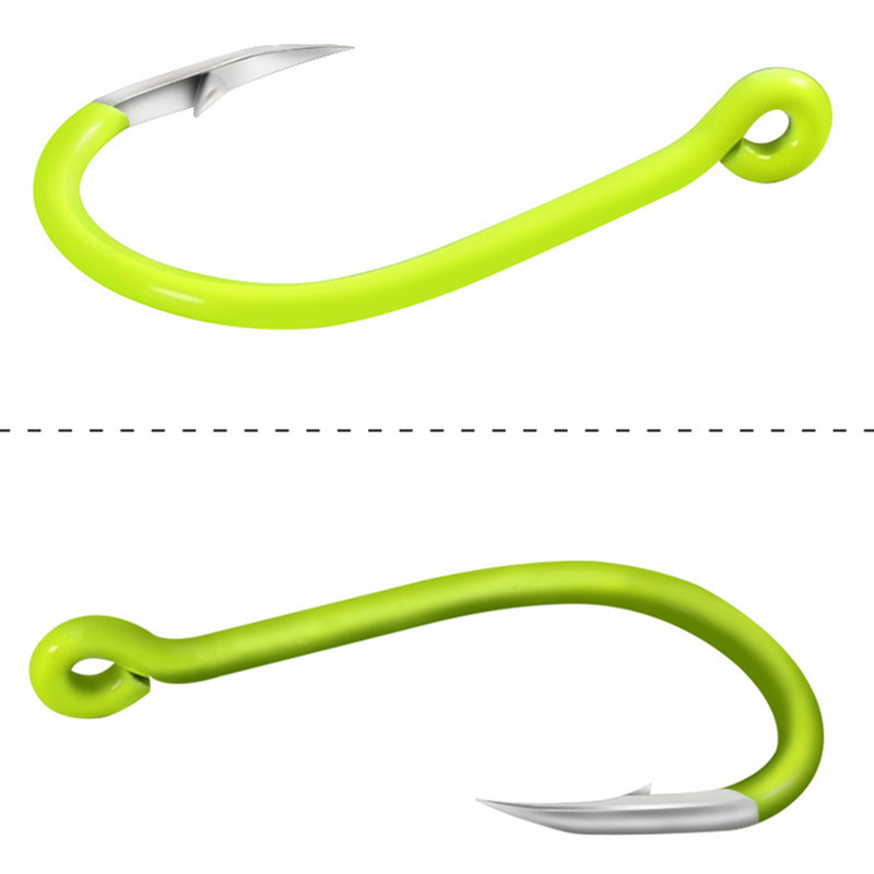 50db horgász horgok szénacél ponty horgász horgok világítanak éjszakai légy horgász horgásztartozékok Pesca