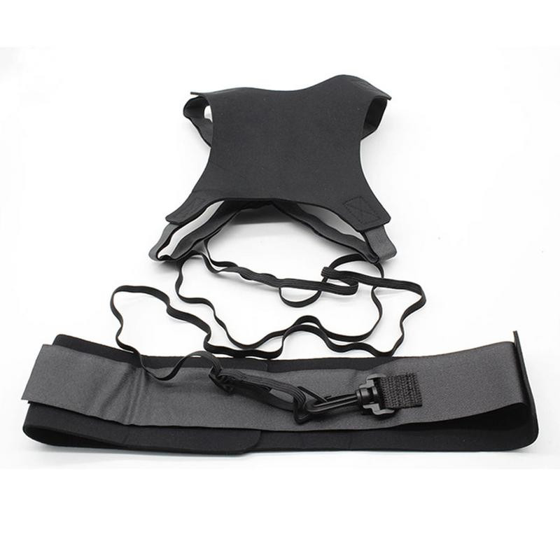 Volejbola treniņu aprīkojuma palīglīdzeklis treniņu trenažieris ar regulējamu siksnu servēšanai, iestatīšanai smailes treniņa atgriešanas bumba