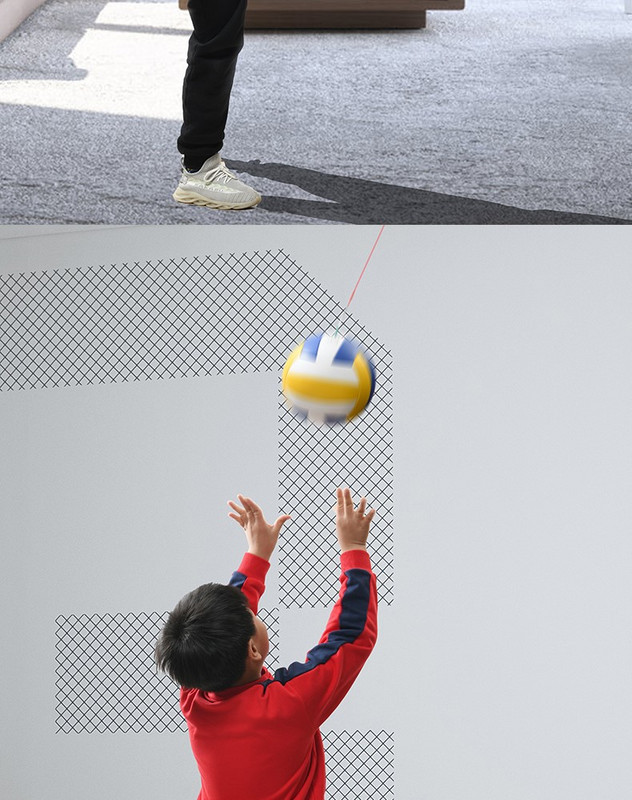 SOEZmm volejbola adata SVNR1, rakšanas un piespēles trenažieris, rakšanas un piespēļu apmācības palīgaprīkojums