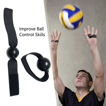 2бр. Помощно средство за тренировка по волейбол Тренировъчна каишка за позиция на ръката Ленти за упражнения Инструмент за тренировка Микрофибър Помощ за коригиране на тип волейболна топка
