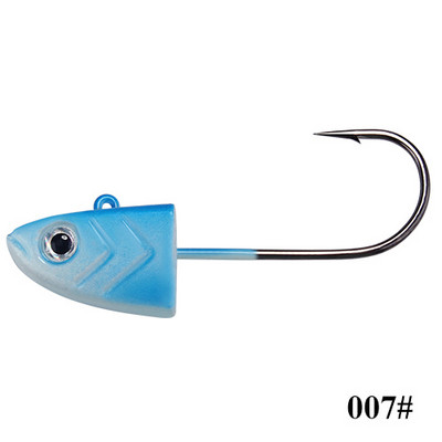 FTK Fishing Hooks 5g 12g 25g μανιβέλα Jig head hook hook fishing hook head Jig lure σκληρό δόλωμα μαλακό σκουλήκι αγκίστρι για ψάρεμα