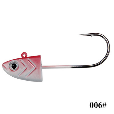 FTK Fishing Hooks 5g 12g 25g μανιβέλα Jig head hook hook fishing hook head Jig lure σκληρό δόλωμα μαλακό σκουλήκι αγκίστρι για ψάρεμα
