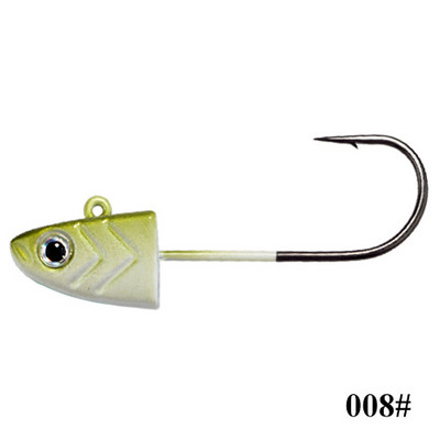 FTK Fishing Hooks 5g 12g 25g μανιβέλα Jig head hook hook fishing hook head Jig lure σκληρό δόλωμα μαλακό σκουλήκι αγκίστρι για ψάρεμα