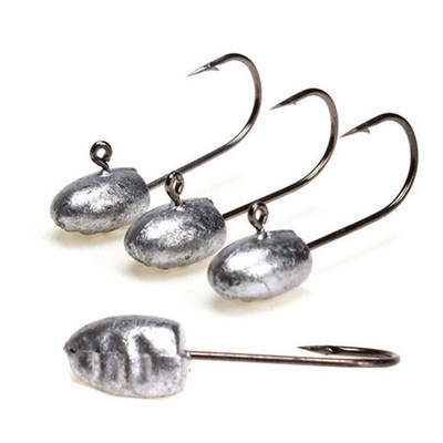 OBSESSION Väike, pehme ussikuga kivikonks 1g 2g 3g 4g 10tk Kvaliteetsed Sinkers Mini Lead jigipea Bass Carp püügikonksud