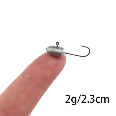 OBSESSION Väike, pehme ussikuga kivikonks 1g 2g 3g 4g 10tk Kvaliteetsed Sinkers Mini Lead jigipea Bass Carp püügikonksud