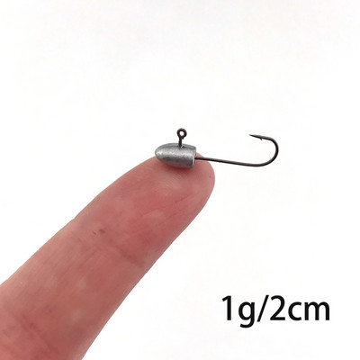 OBSESSION Väike, pehme ussikuga kivikonks 1g 2g 3g 4g 10tk Kvaliteetsed Sinkers Mini Lead jigipea Bass Carp püügikonksud