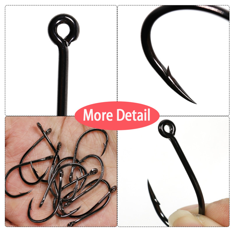 Vampfly 30buc 1X cârlig de pescuit cu tijă scurtă ghimpată pentru legarea schimbătoarelor de joc Tarpon Flies Streamer Flys Big Game Mustes