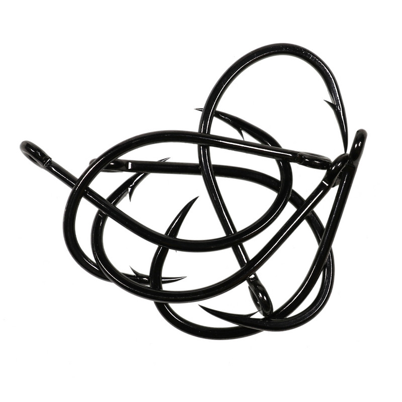 Vampfly 30buc 1X cârlig de pescuit cu tijă scurtă ghimpată pentru legarea schimbătoarelor de joc Tarpon Flies Streamer Flys Big Game Mustes