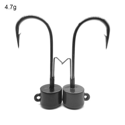 2 buc. Cârlige de pescuit Ned Rig Head 3,5 g 4,7 g 7 g 10,5 g. Cârlige de pescuit din oțel tungsten, vierme, cârlig plutitor de momeală moale pentru păstrăv bas