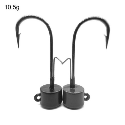 2 buc. Cârlige de pescuit Ned Rig Head 3,5 g 4,7 g 7 g 10,5 g. Cârlige de pescuit din oțel tungsten, vierme, cârlig plutitor de momeală moale pentru păstrăv bas