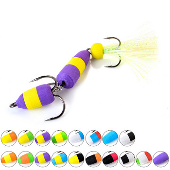 Mandula Hot Sale Риболовна примамка Меки примамки Пяна за стръв Swimbait Wobbler Bass Pike Lure Insect Artificial Baits Pesca Mormyška