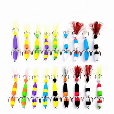 Mandula Hot Sale Makšķerēšanas mānekļi Soft Lures Foam Bait Swimbait Vobleris Bass Pike Lure Kukaiņu mākslīgās ēsmas Pesca Мормышка